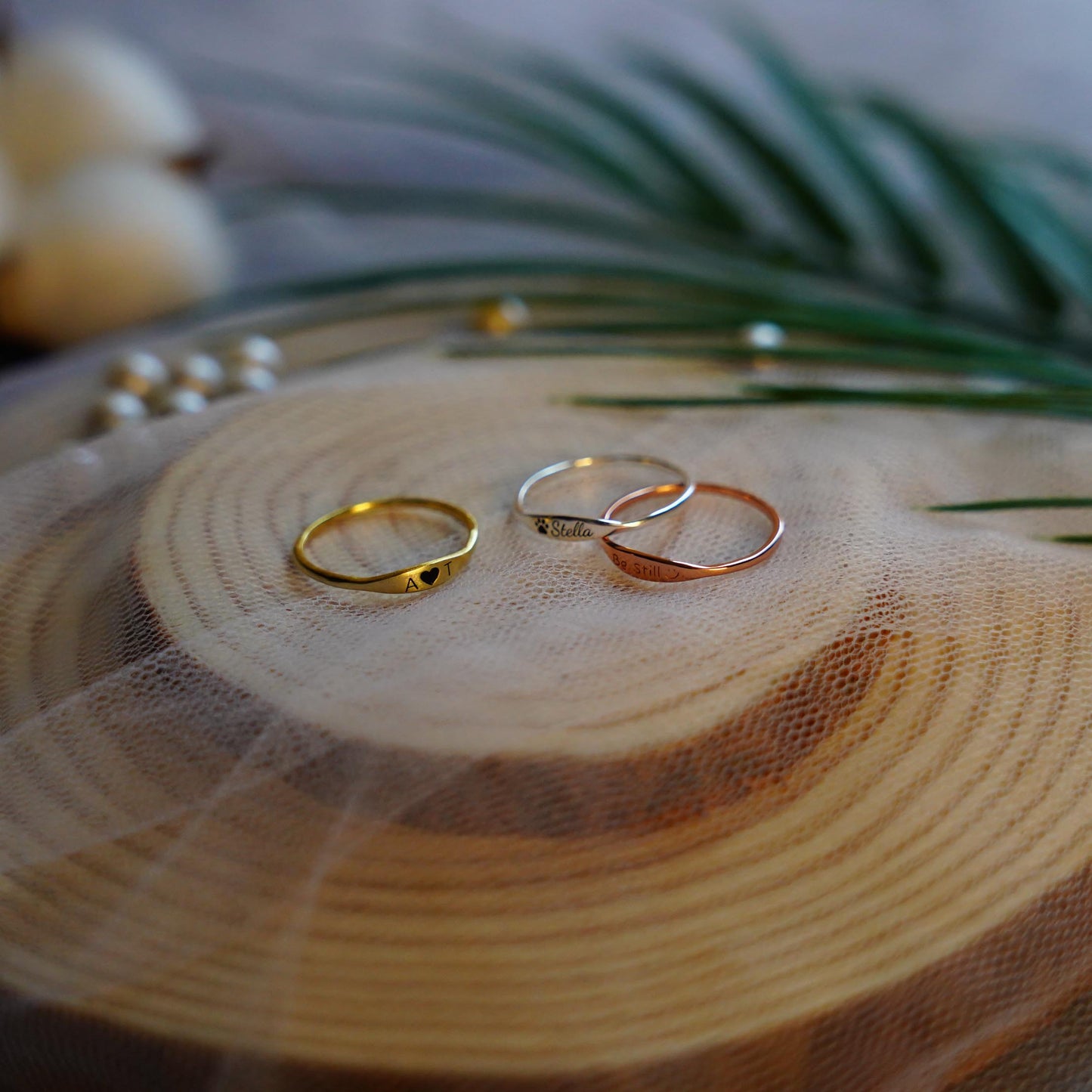 Eternal Impressions Stackable Ring