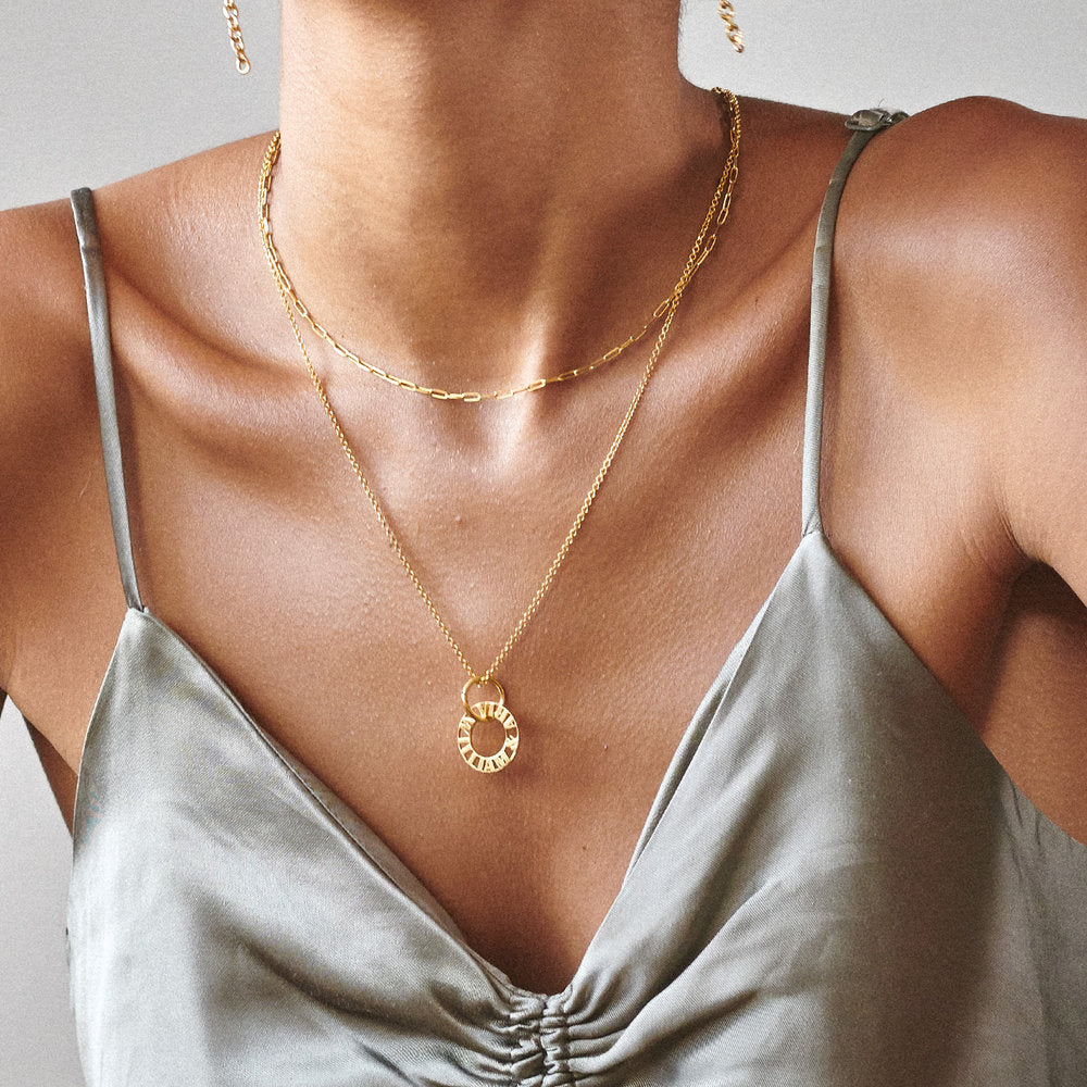 Timeless Embrace Name Necklace