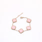 Central Cee Inspired Clover Bracelet – Elegant & Timeless
Elevate your style with this clover bracelet, crafted from high-quality sterling silver and dipped in luxurious gold. Featuring a delicate chain and intricately designed clover-shaped charms, this piece adds a touch of sophistication to any outfit. Inspired by Central Cee’s signature style, it’s the perfect blend of elegance and trend.