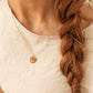 Circle Token Necklace