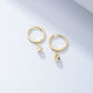 Sterling Silver CZ Earrings Water Drop