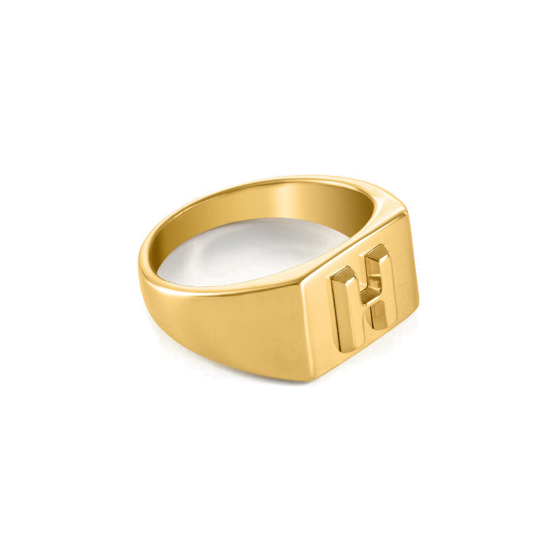 Sterling Silver Initial Ring