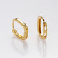 Sterling Silver Rectangular Earrings