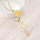 Graceful Floral Identity Necklace