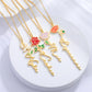 Graceful Floral Identity Necklace