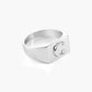 Sterling Silver Initial Ring