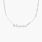Sterling Silver Link Up Custom Name Necklace