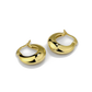 Minimalist Cashew Hoops