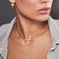 Sterling Silver Link Up Custom Name Necklace