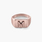 Sterling Silver Initial Ring