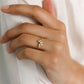 Sterling Silver Twilight Cluster Ring