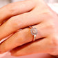 Monogram CZ Ring